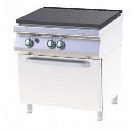 1 zónás francia lapos RedFox gáztűzhely elektromos, statikus sütővel